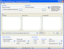 Background MP3 Encoder Screenshot 1